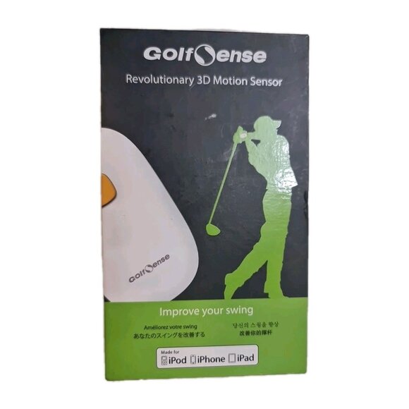 GOLFSENSE Revolutionary 3D Motion Sensor Golf Swing Analyzer iPOD/iPAD/iPHONE - Picture 1 of 5